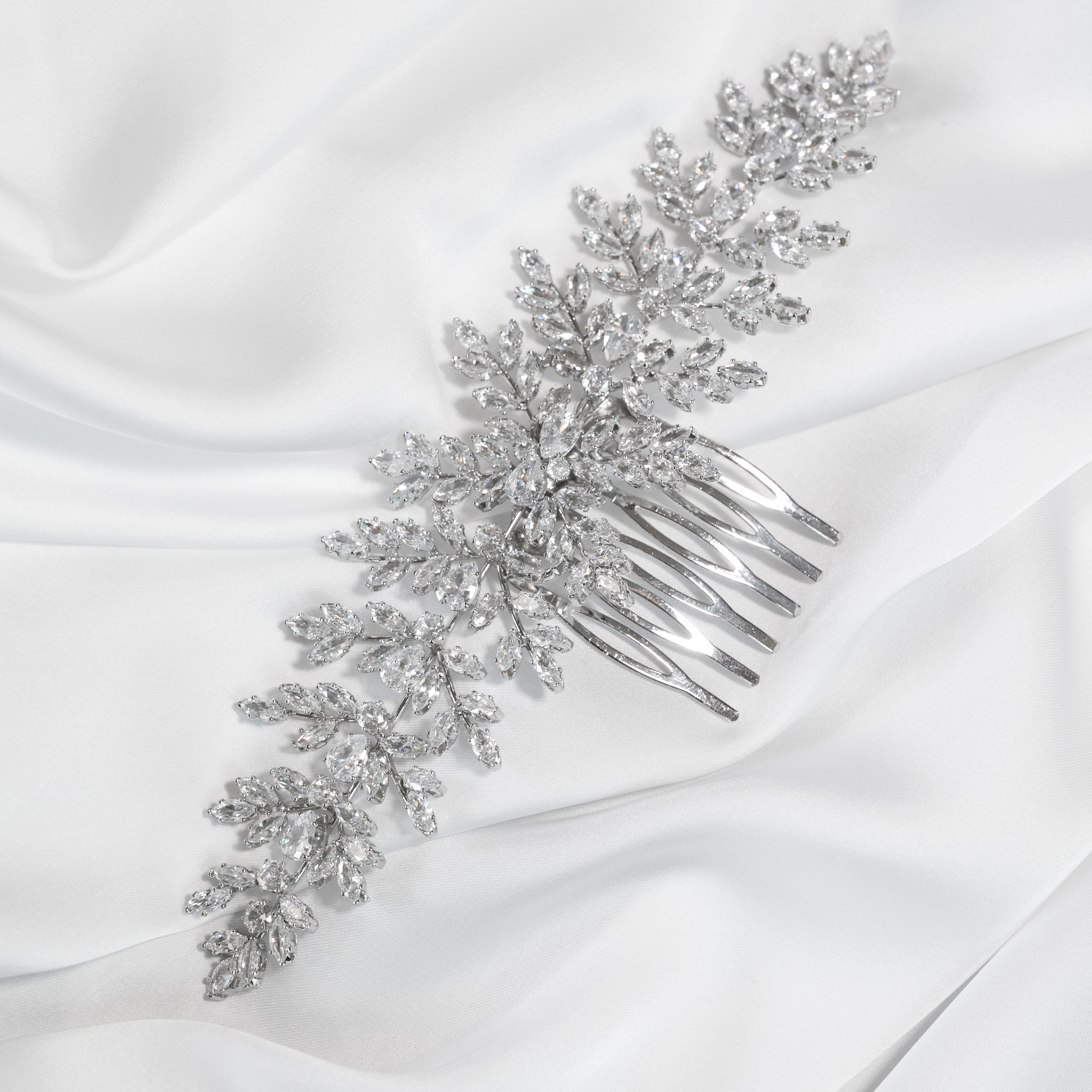Bridalite Zircon Hair Comb
