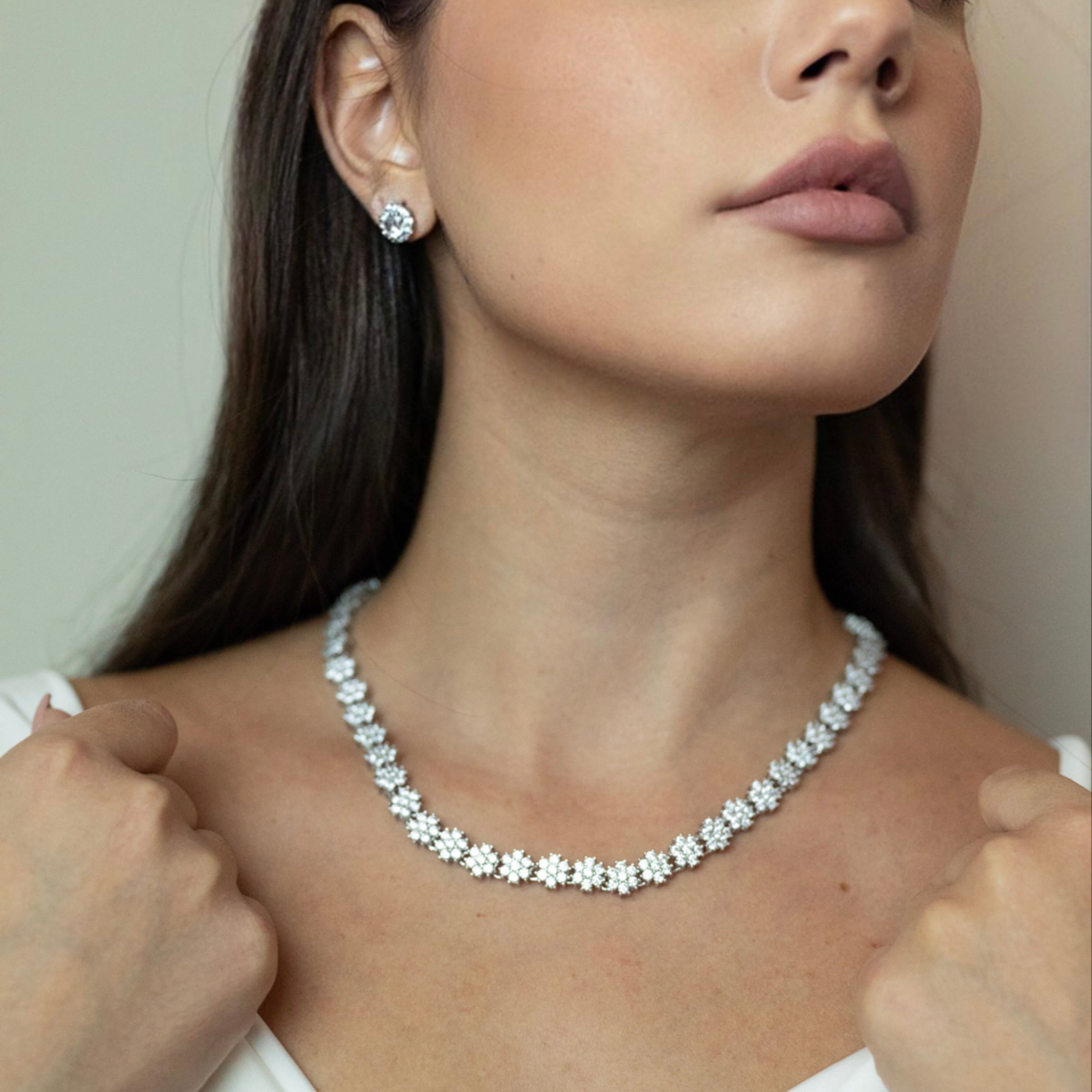 L'avenue Luxe  Zircon Jewelry Set