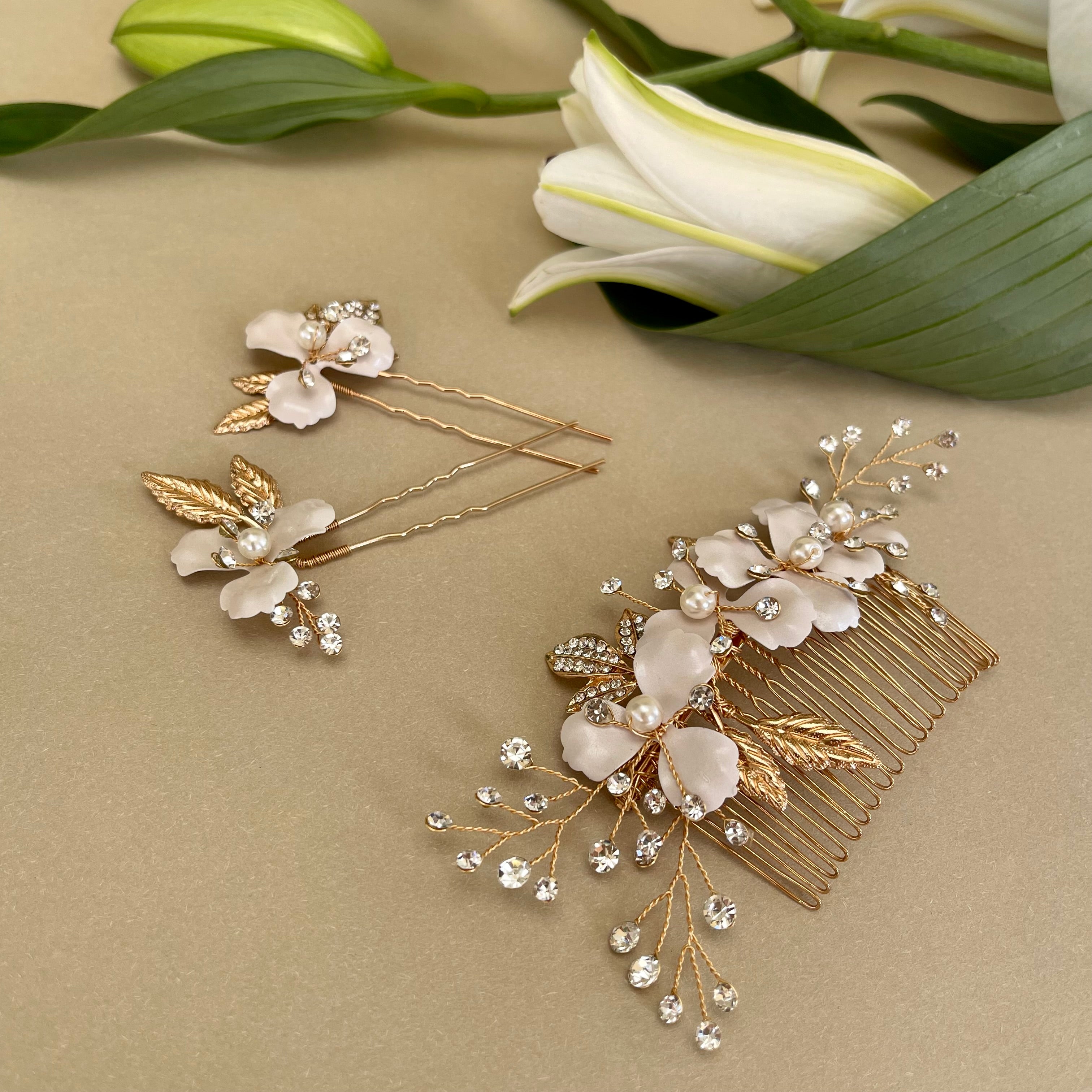 Irida Hair Comb & Pins