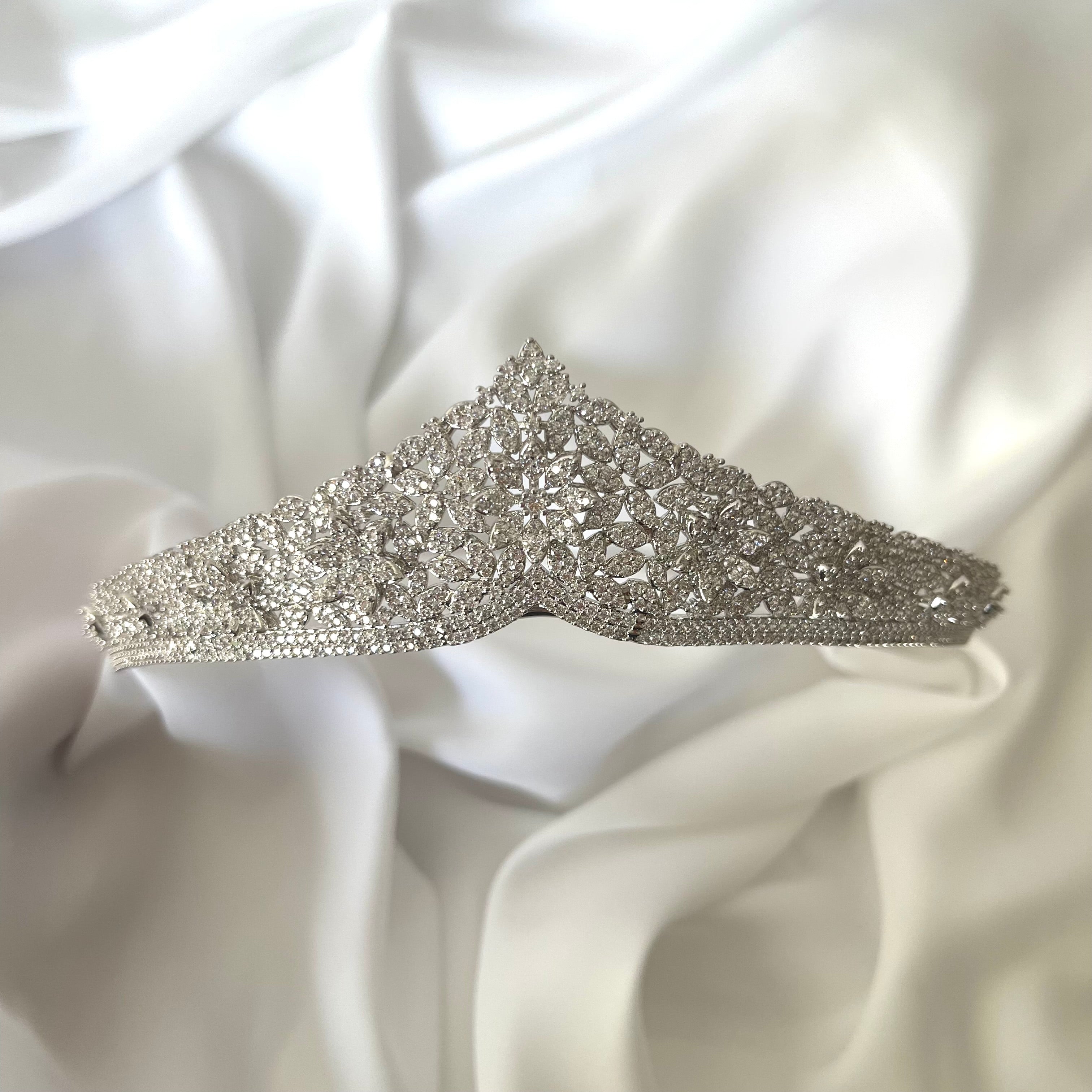 Elysian Zircon Bridal Tiara