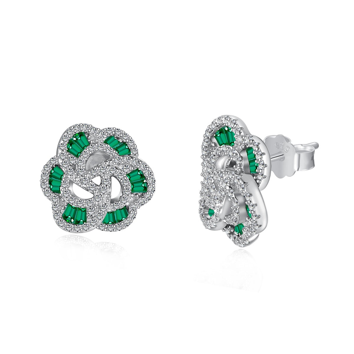 Lily Lux Green Earrings