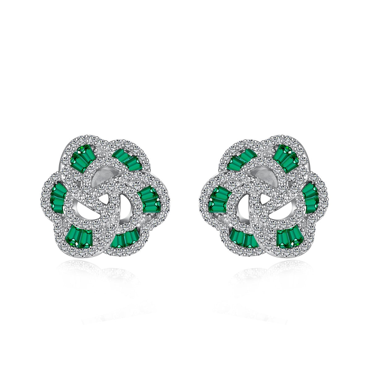 Lily Lux Green Earrings