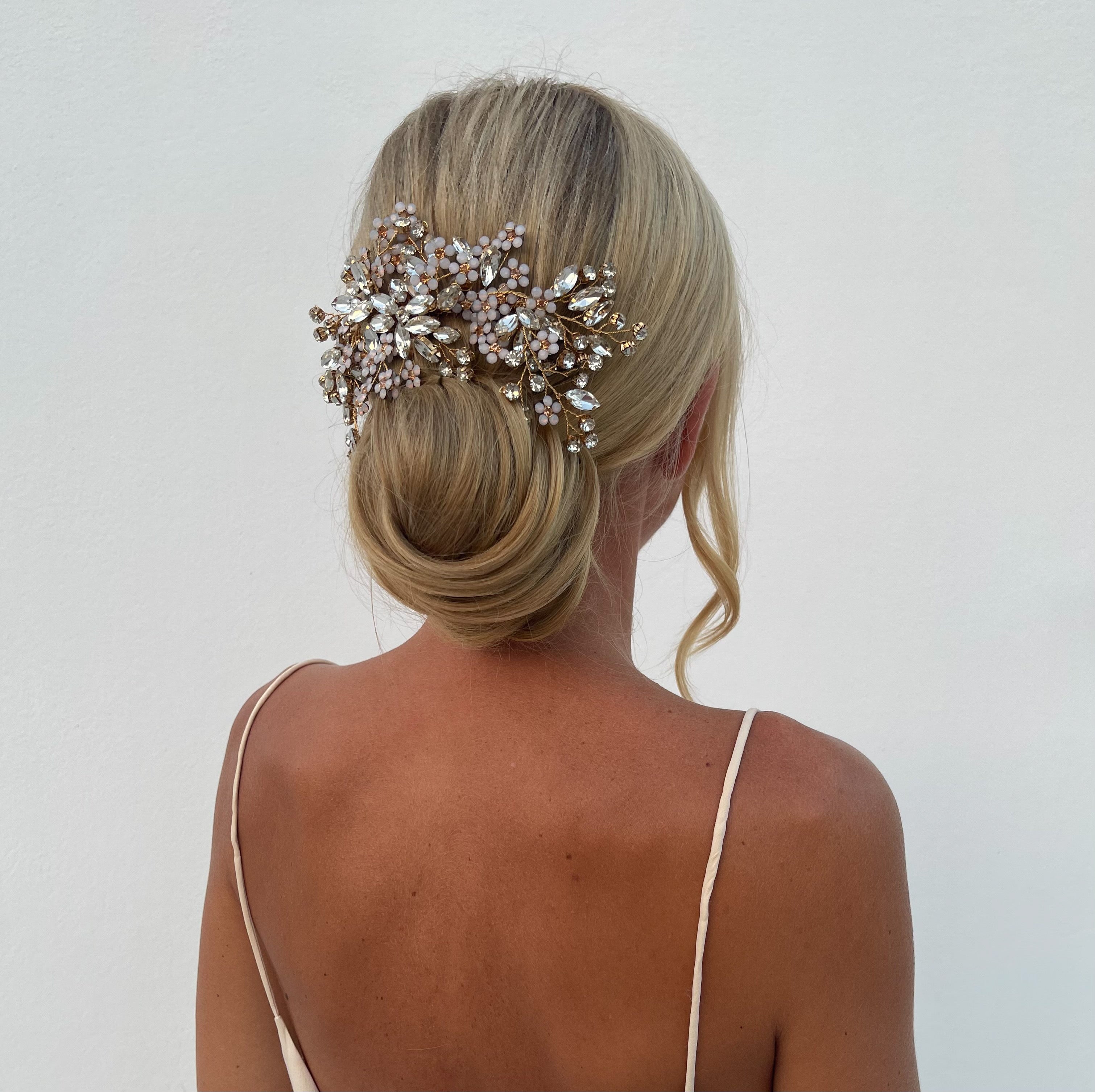 Crystal Cascade Hair Comb