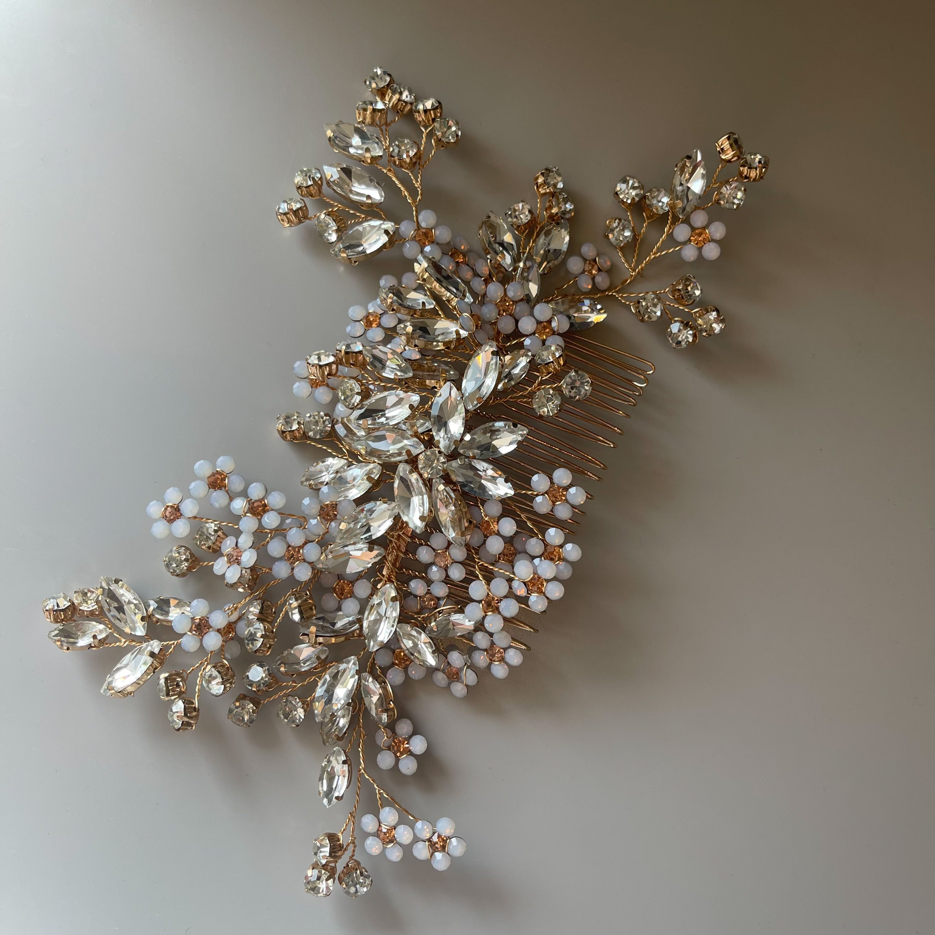 Crystal Cascade Hair Comb